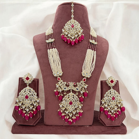 Moti long necklace