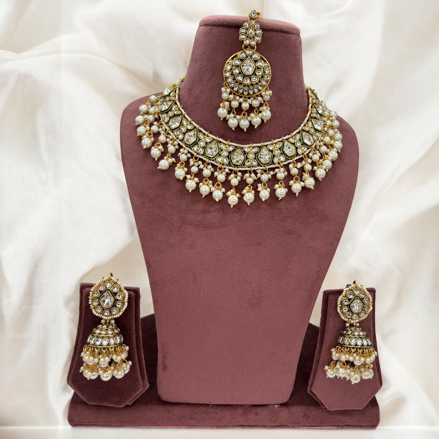 Kundan necklace set