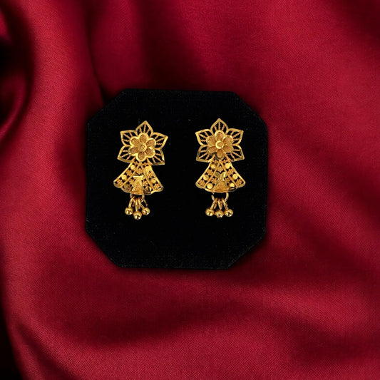 Gold plated earrings