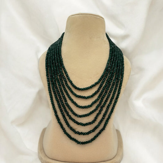 Emerald green mala