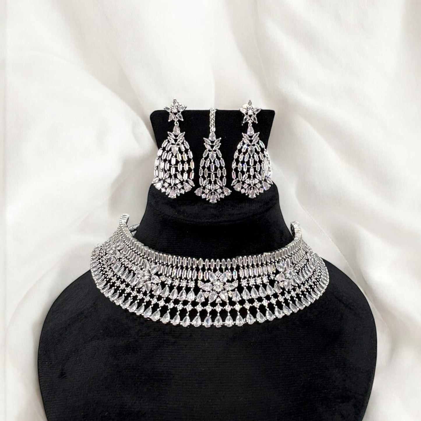 American Diamond choker set