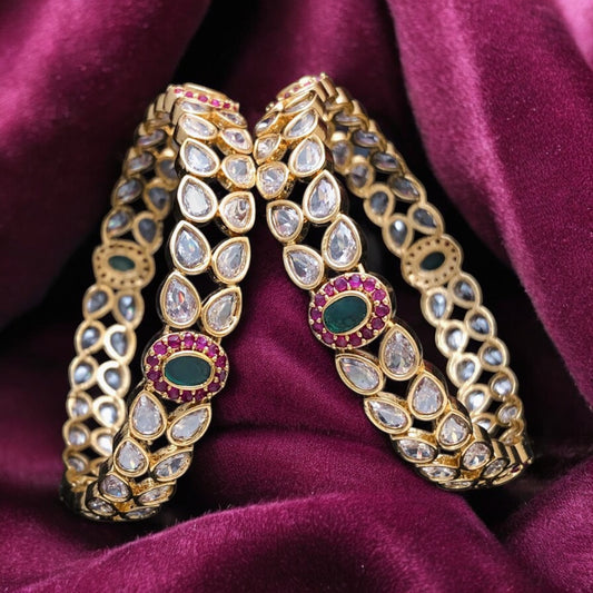 Gold plated kadas/bangles