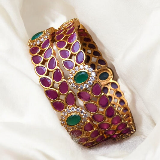 Gold plated kadas/bangles