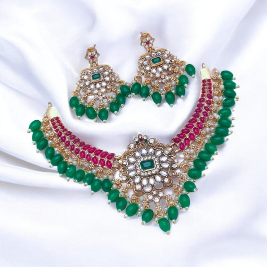 Gold plated Necklace set