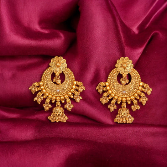 Gold plated earrings