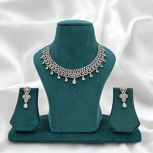 American Diamond necklace set