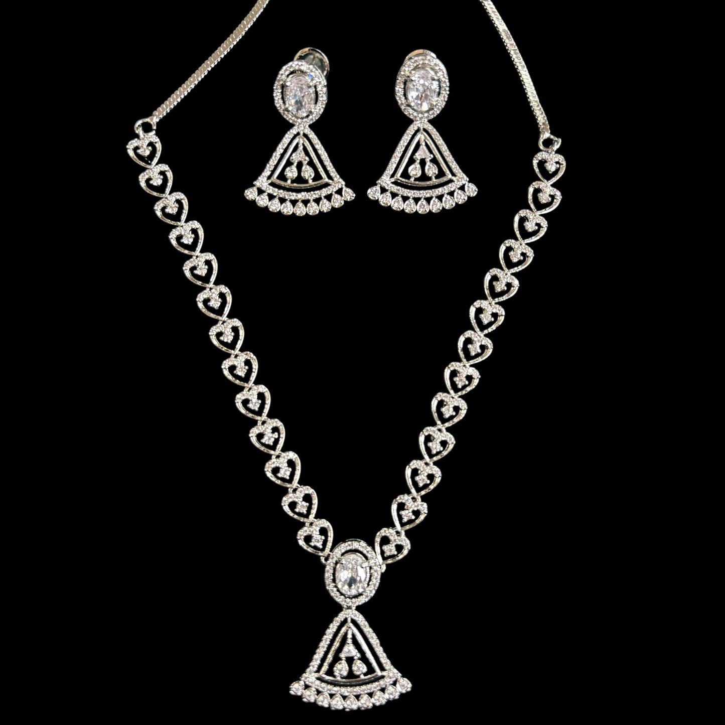 American Diamond necklace set