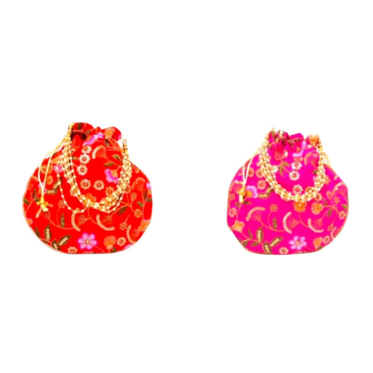 Embroidered with sequins potli