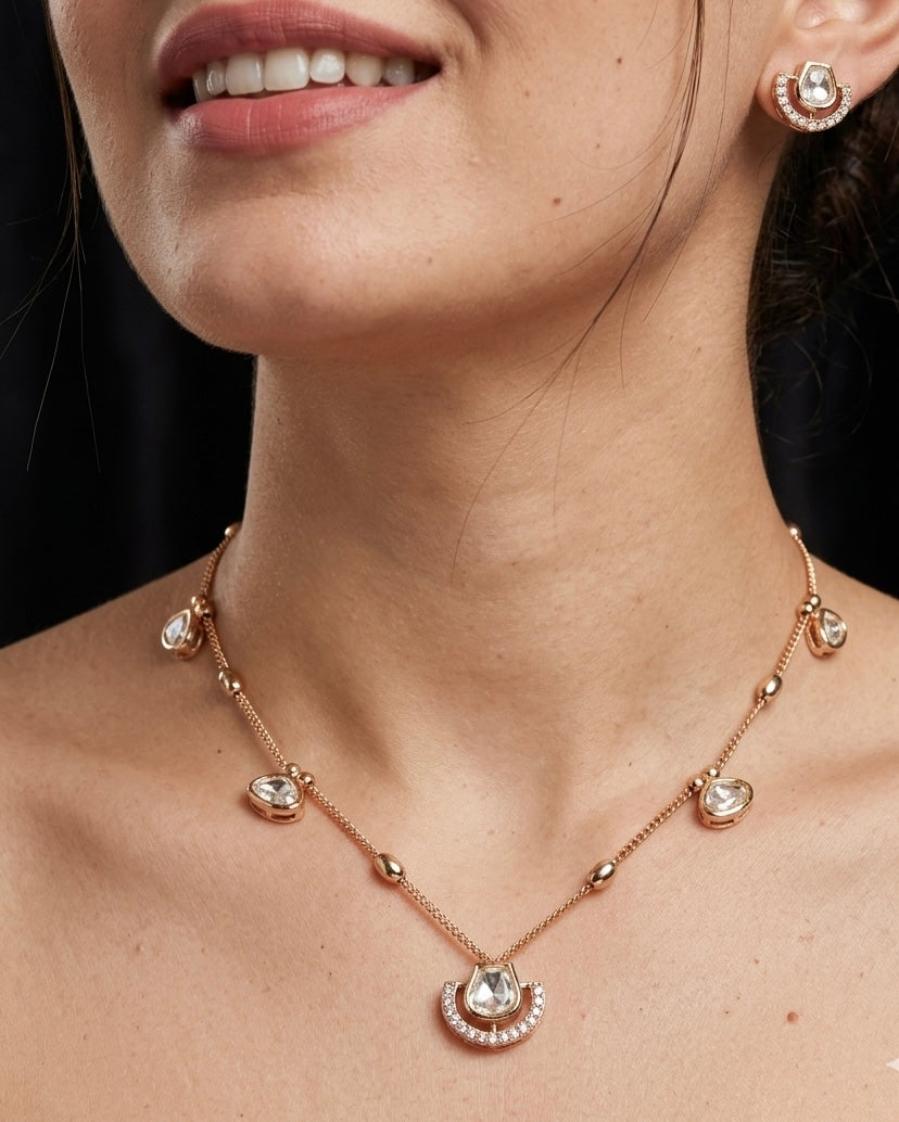 Kundan necklace set