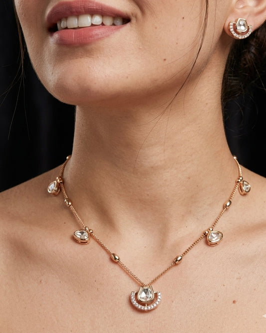 Kundan necklace set